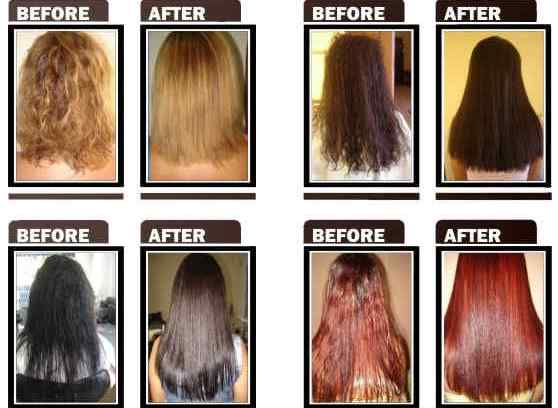 Brazilian keratin outlet hair straightening